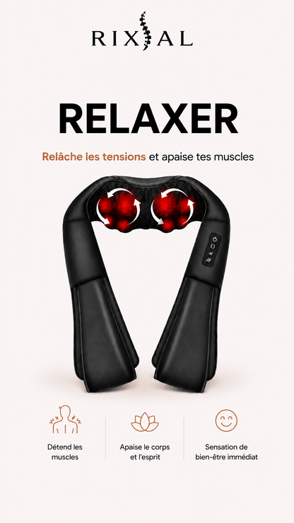 Appareil de massage chauffant multi-intensité