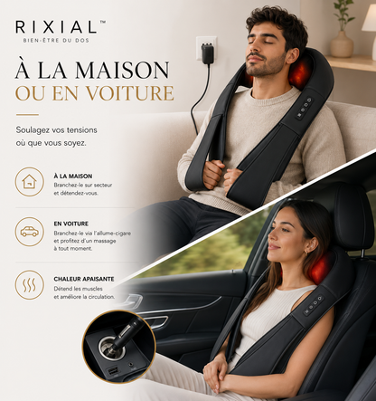 Appareil de massage chauffant multi-intensité